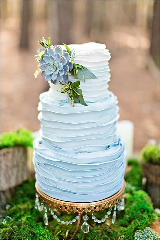 Pastel-de-boda-azul