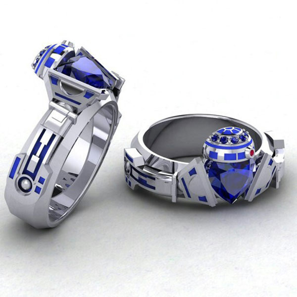 Amarás estos anillos de compromiso geeks | Nupcias & Bodas