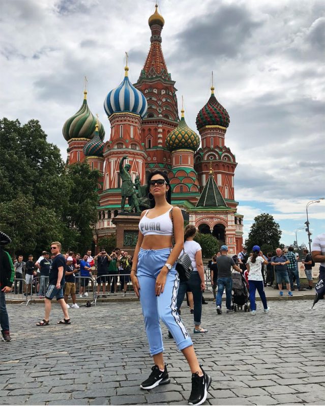 Georgina Rodriguez en Rusia
