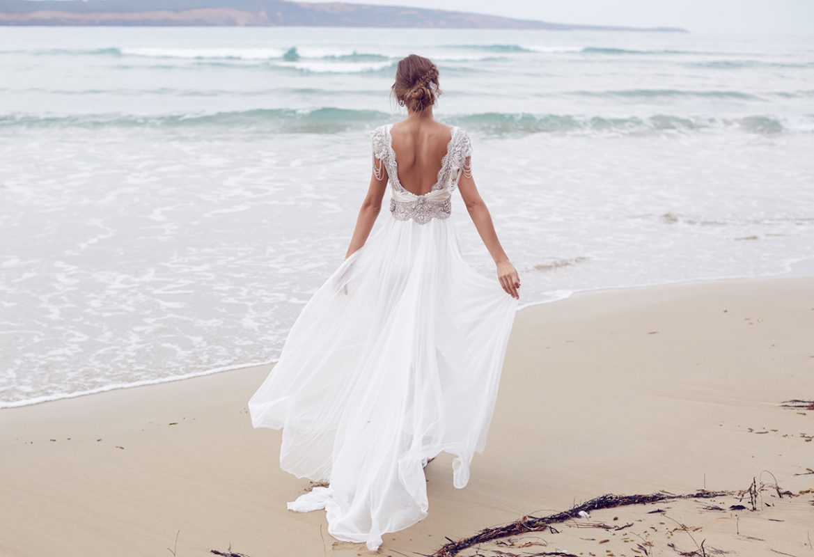50 vestidos de novia para boda en playa