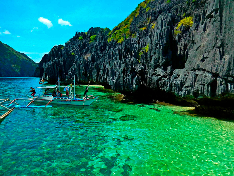 El Nido, Filipinas cueva.