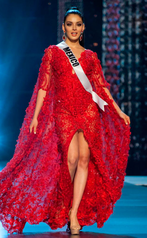 Andrea Toscano, Miss México.