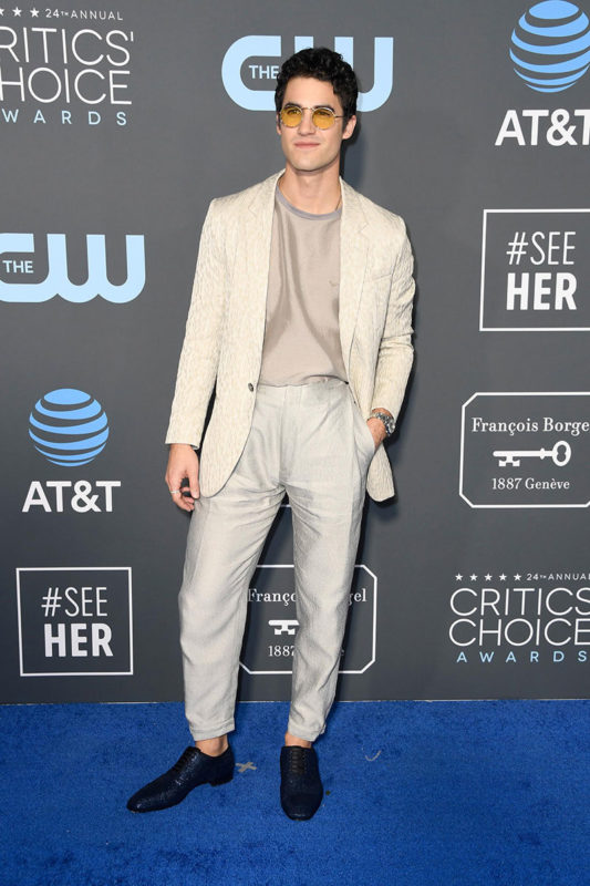 Darren Criss / Emporio Armani. Critics' Choice Awards 2019.