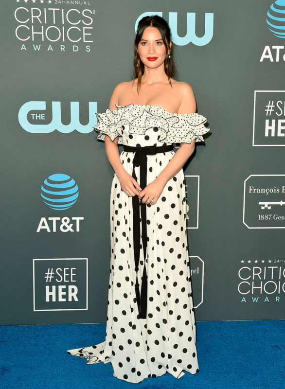 Olivia Munn / Andrew Gn. Critics' Choice Awards 2019.