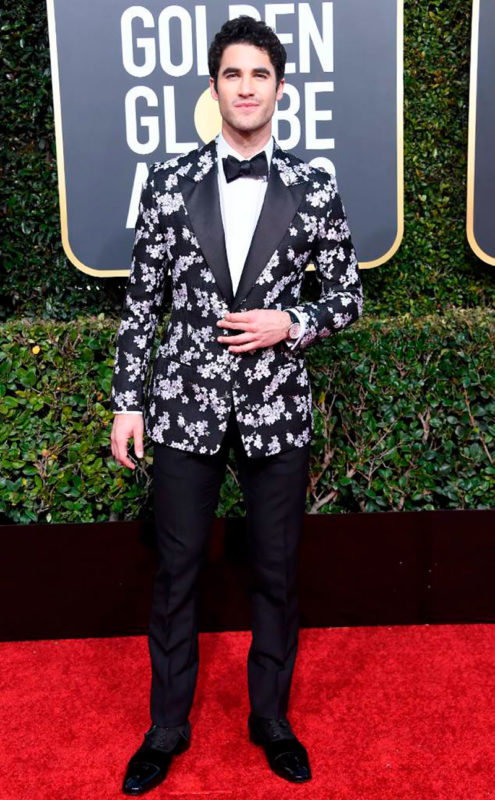 Darren Criss / Dior, Golden Globes 2019.
