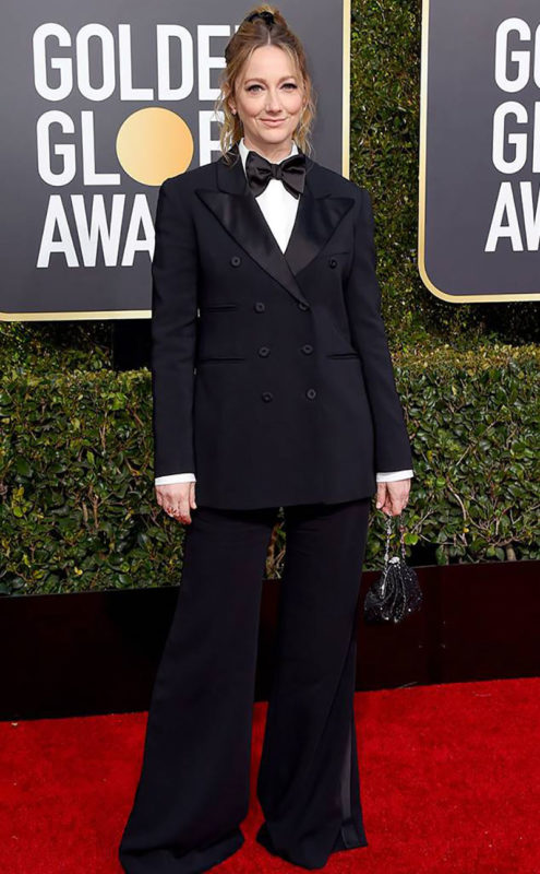 Judy Greer / Alberta Ferretti. Golden Globes 2019.