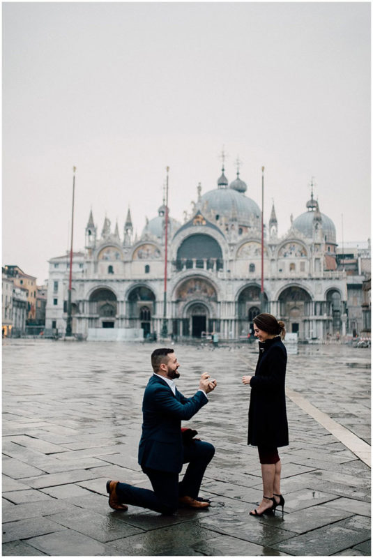 Venecia, Italia. Propuesta de matrimonio.