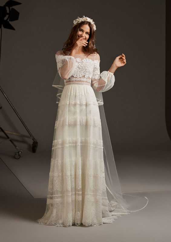 Vestido de novia Pronovias Crucero 2020 Delphine.