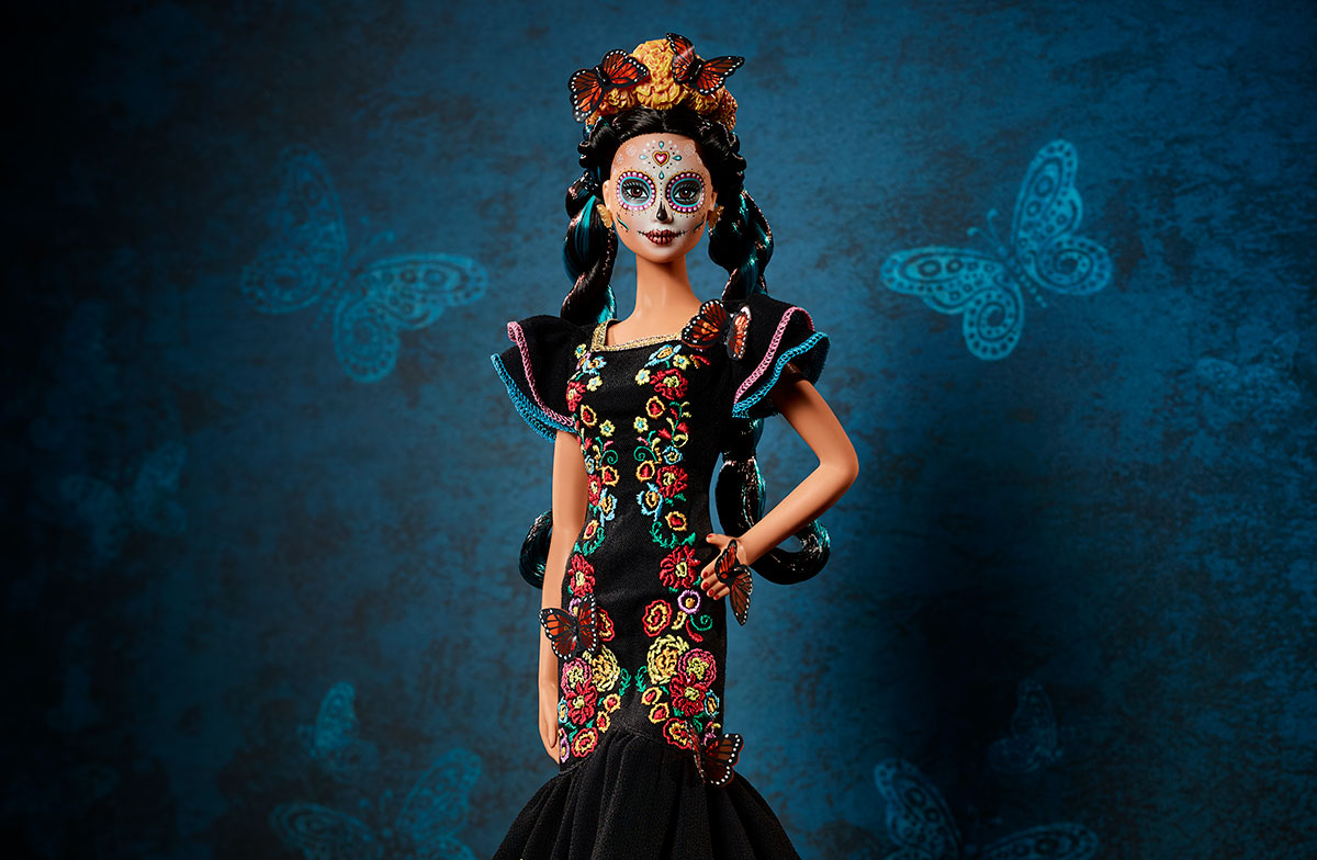 Barbie rinde homenaje a México con Barbie Día de muertos