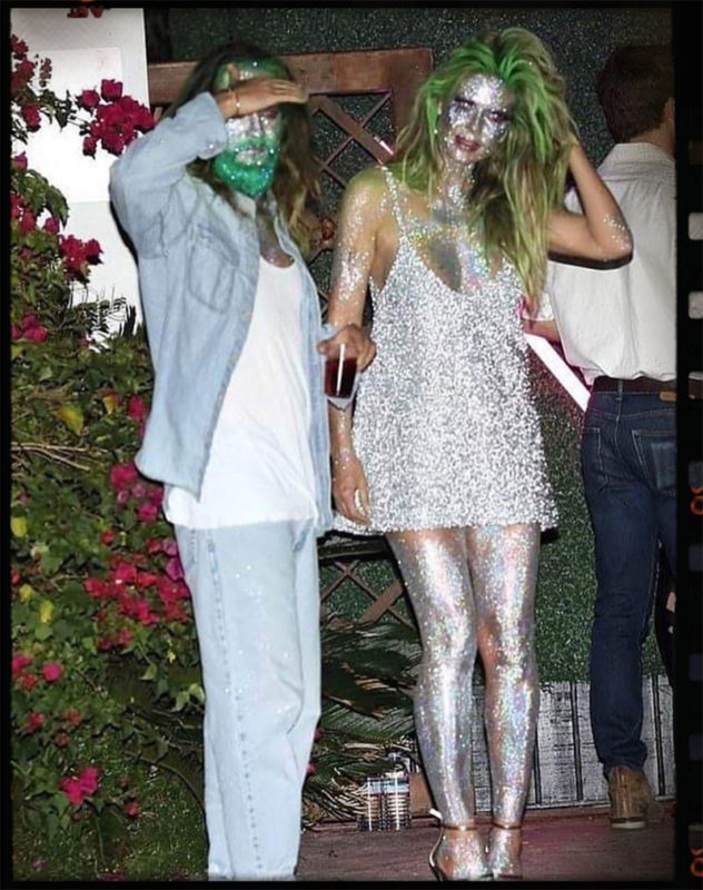 Heidi Klum en uno de sus disfraces para Halloween.