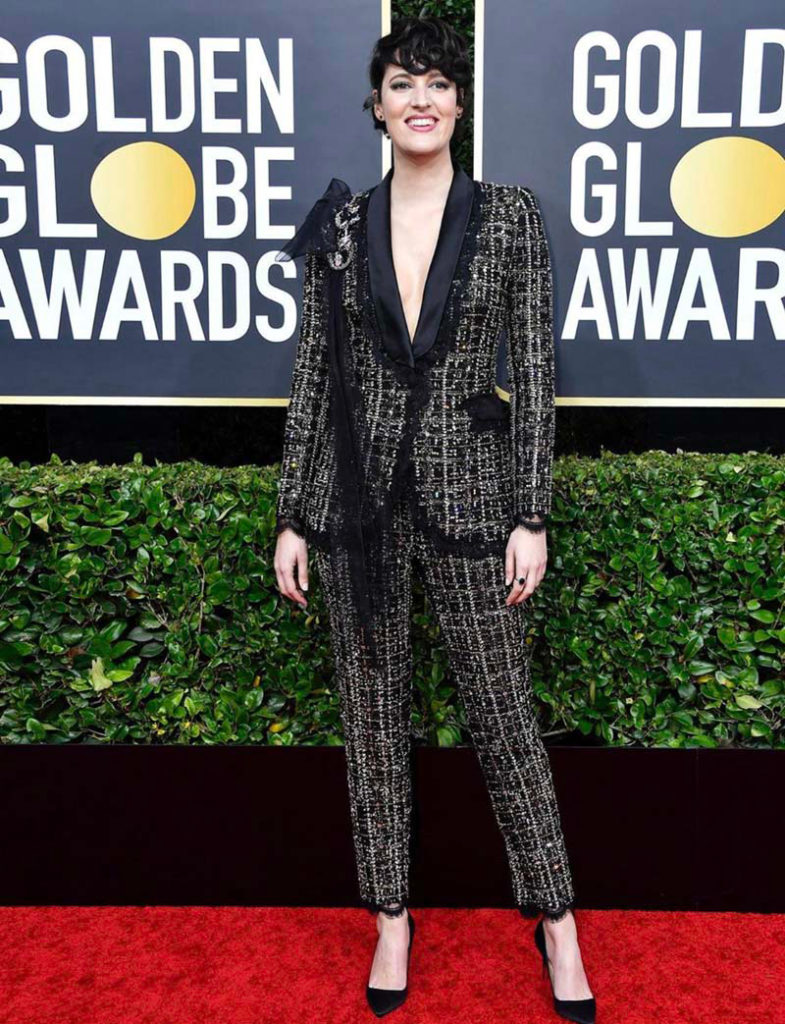 Phoebe Waller-Bridge / Ralph & Russo ganadora de los Golden Globes 2020.