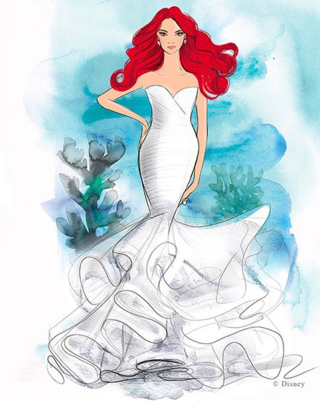 Nueva línea de vestidos de novia inspirados en las princesas de Disney
