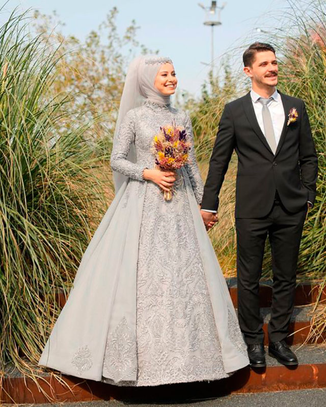 Nuevos modelos de vestidos de novias musulmanas que te encantarán
