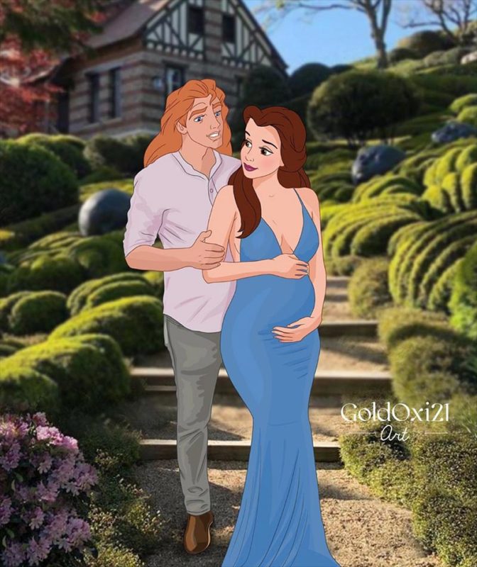 Princesas de Disney embarazadas