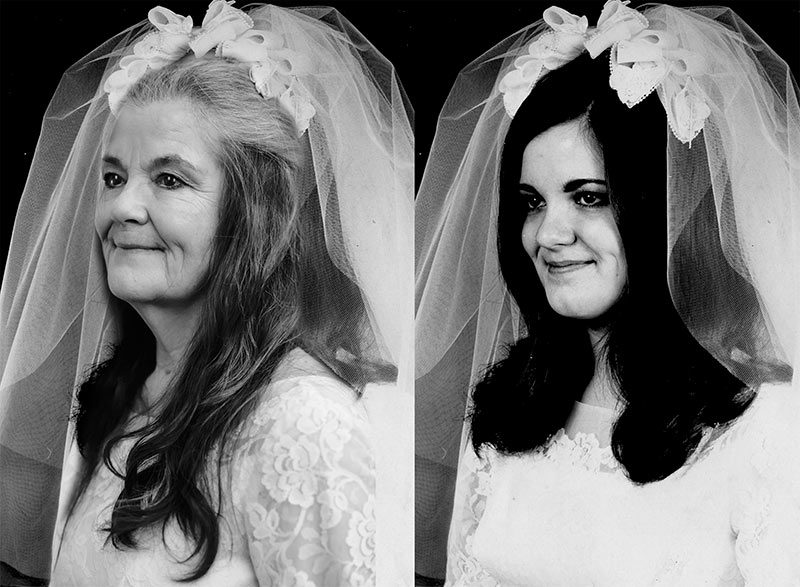 Celebran 50 años de casados con una sesión de fotos como las de su boda