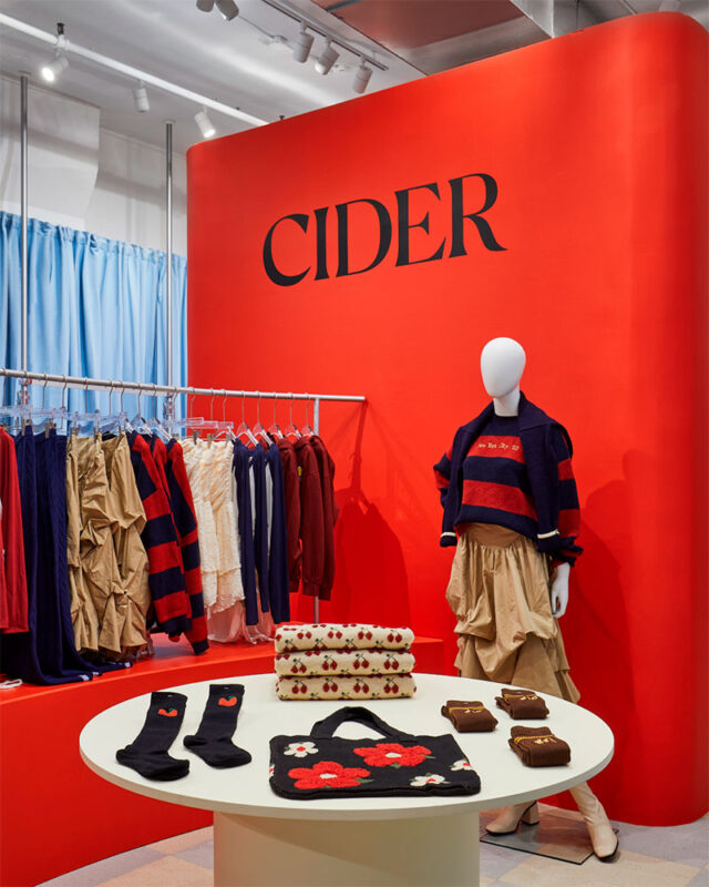 Digital becomes real, the new Cider Pop-Up in New York